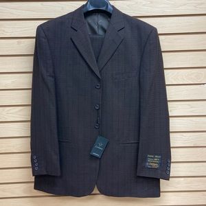 NEW LORIANO rich looking designer men suit Size 42 REGULAR